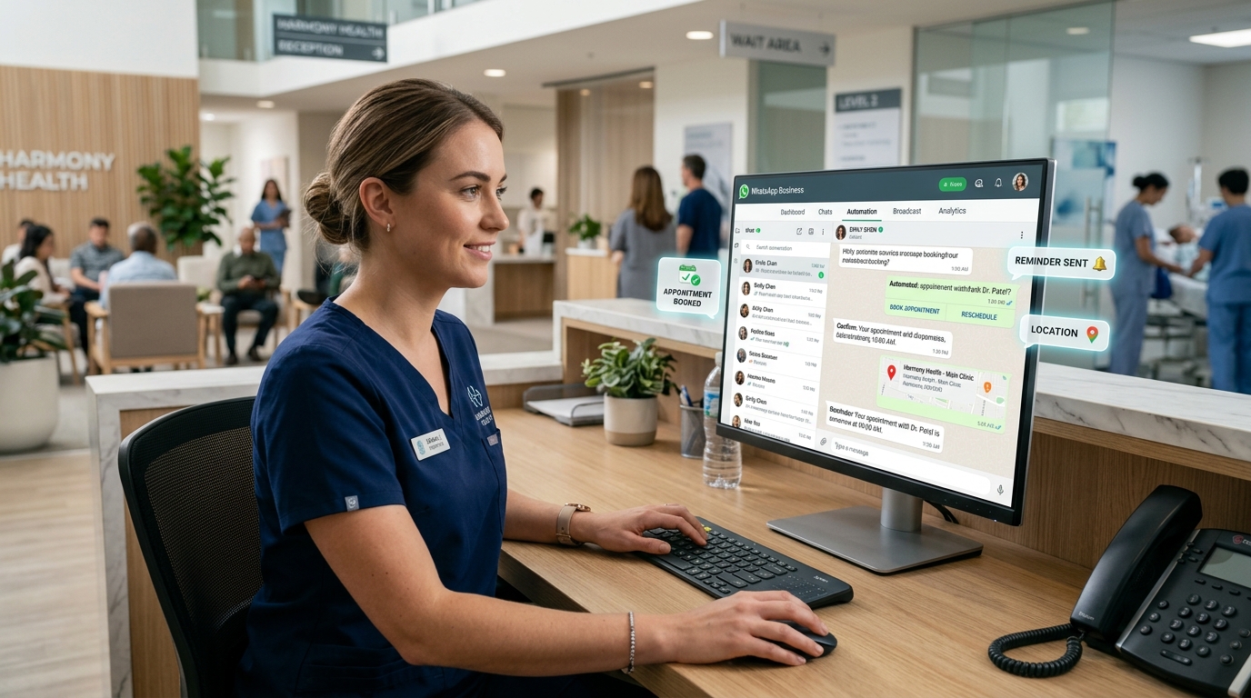 WhatsApp Automation for Clinics: 4-Stage Setup to Slash No-Shows