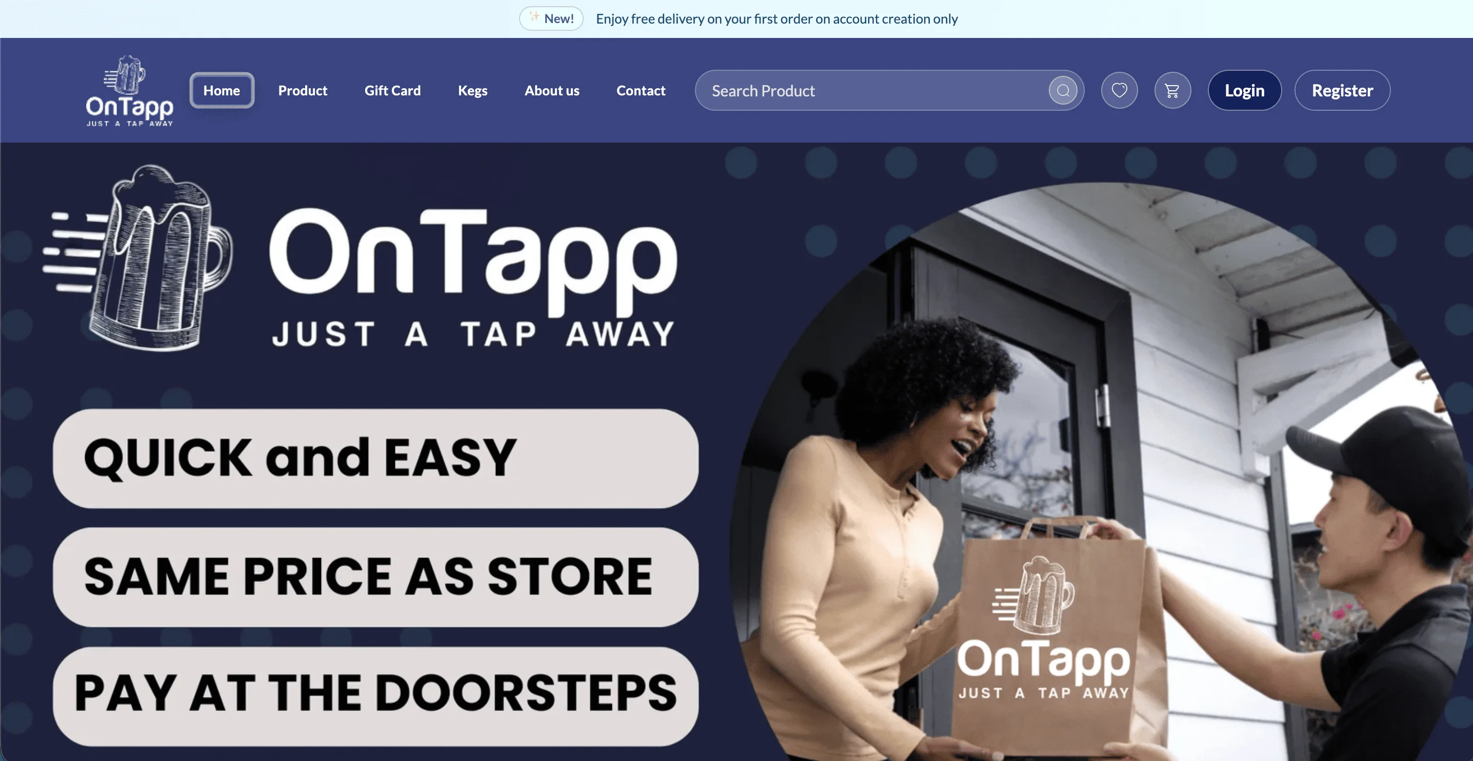 Ontapp Menu App